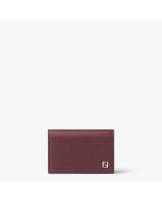 Fendi Purple Ff Card Holder for men