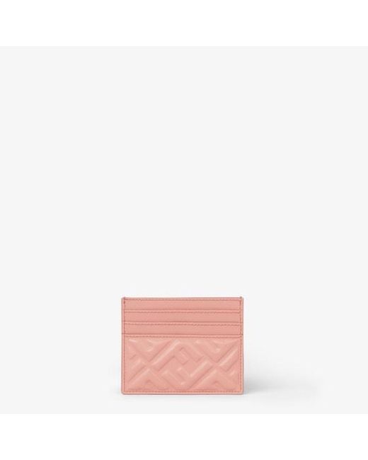 Fendi Pink Baguette Card Case
