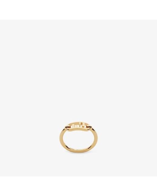 Fendi Metallic O'Lock Ring