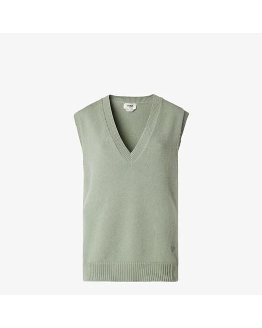 Fendi Green Gilet