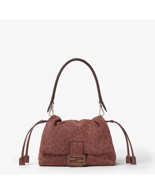 Fendi Brown Mamma Baguette Medium