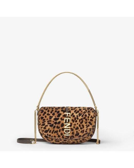 Fendi Brown Graphy Wallet On Chain