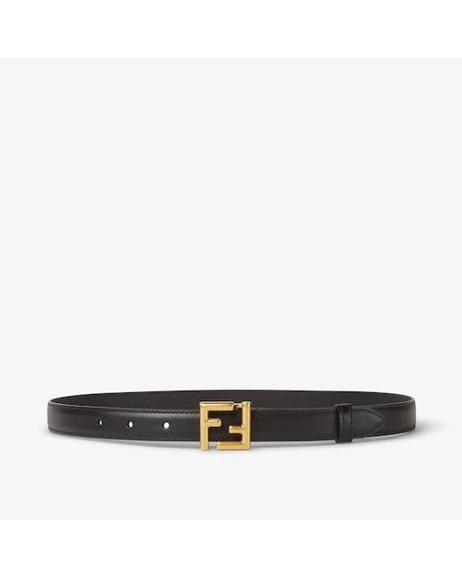 Fendi Black Ff Belt