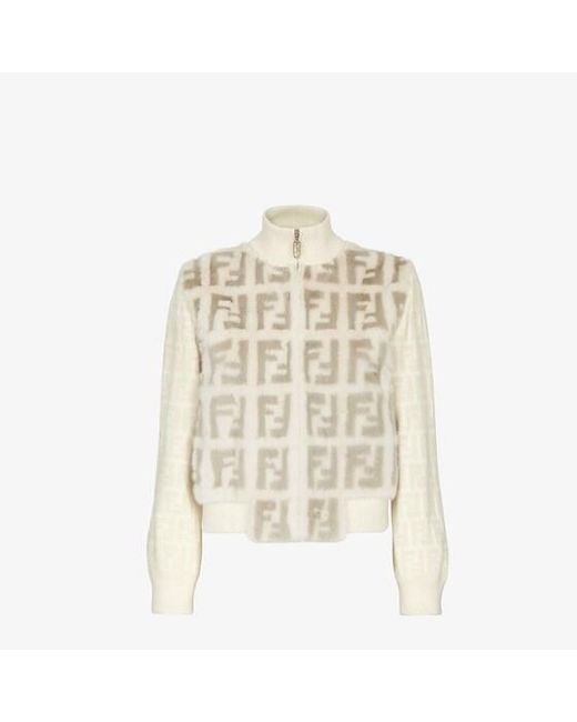 Fendi Natural Bomber Jacket
