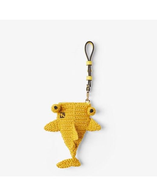 Fendi Yellow Bff Coin Case