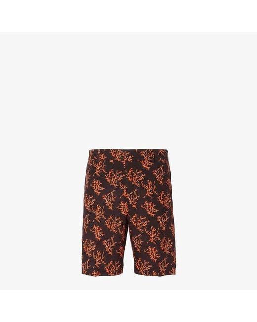 Fendi Purple Bermudas for men