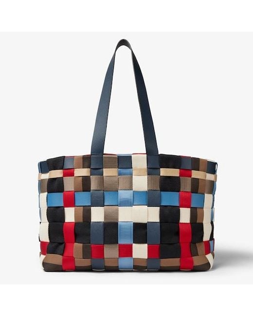 Fendi Red Shopper Bag Large for men