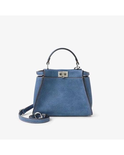 Fendi Blue Peekaboo Mini