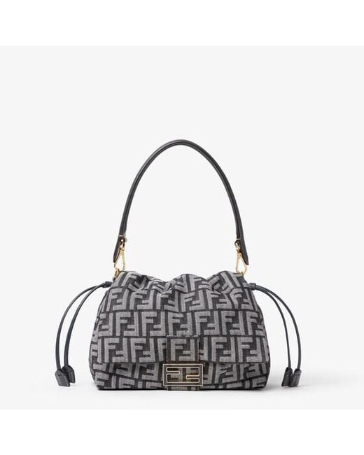 Fendi Gray Mamma Baguette Medium