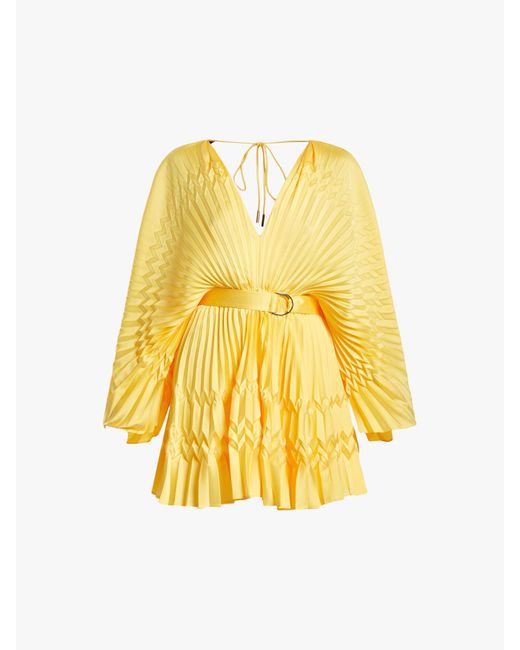 Acler Yellow Women's Harrow Dress