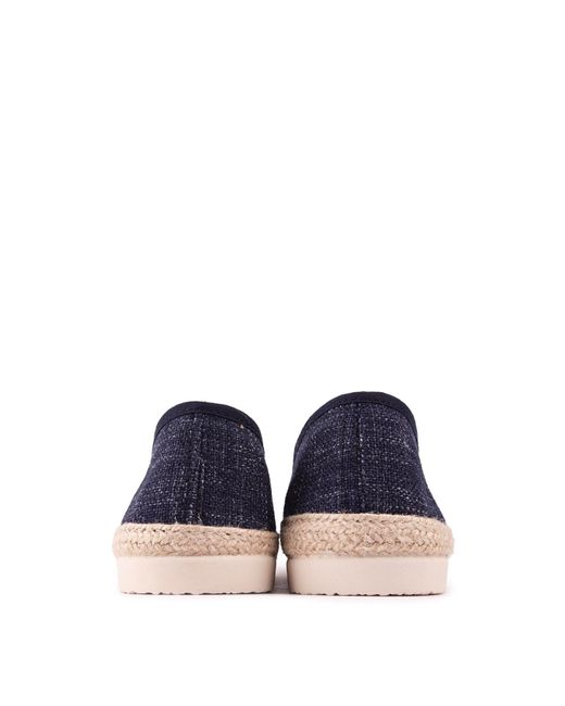 V.Gan Blue Vegan Pecan Espadrille Shoes for men