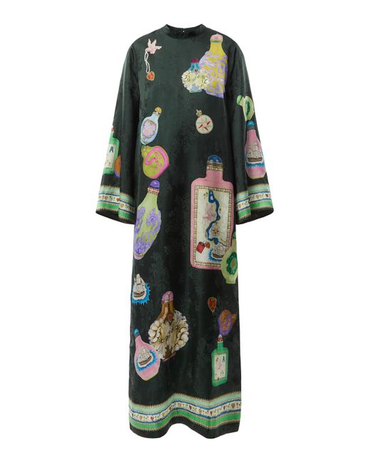 ALÉMAIS Green Women's Royal Midi Dress