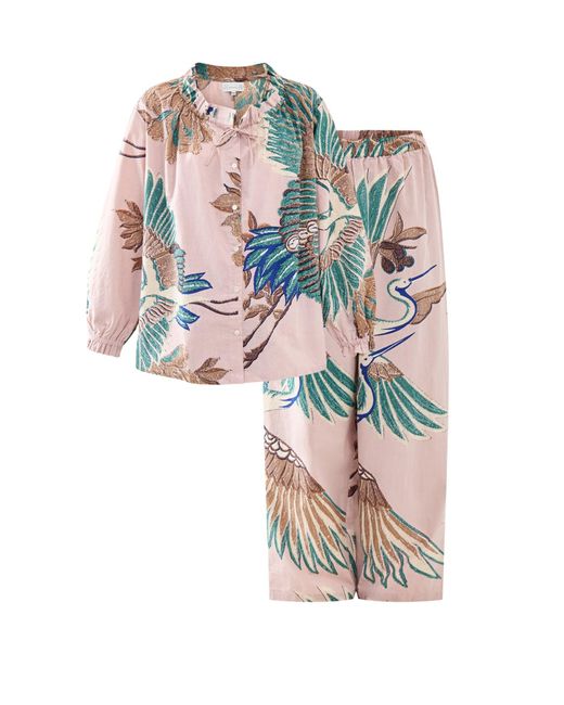 One Hundred Stars Crane Pyjamas in White | Lyst UK