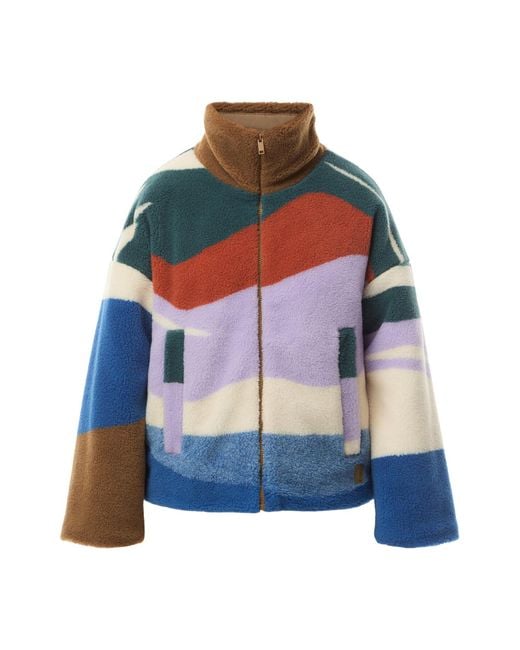 Weekend by Maxmara Blue Women's Angolo Fleece Jacket