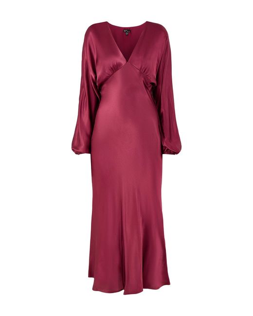 Nobody's Child Red Allura Midi Dress