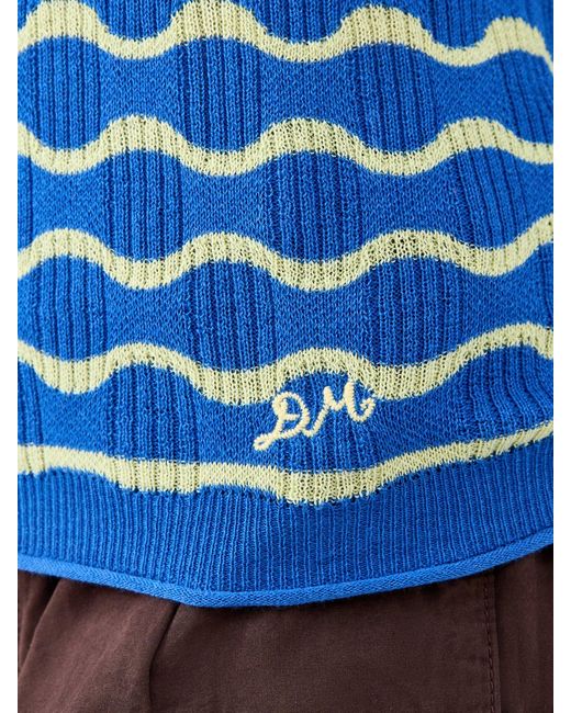 Damson Madder Blue Silvia Polo Jumper