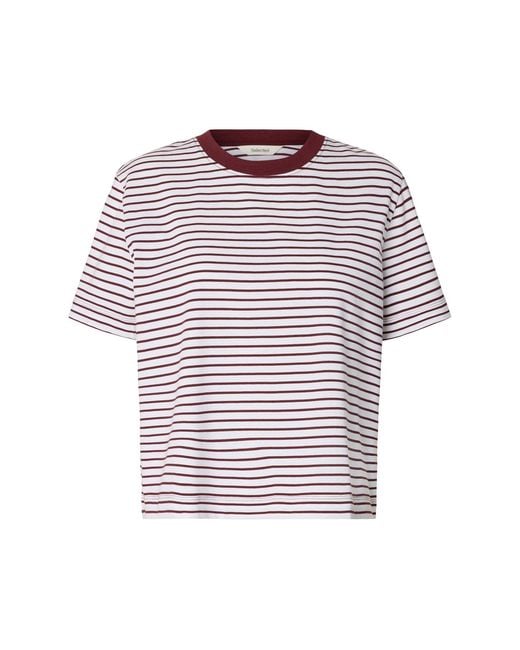 SELECTED Multicolor Essential Striped Boxy T-Shirt