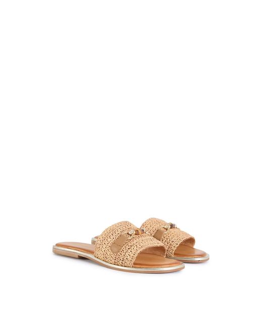 Sole Ldn White Blake Slide Sandals