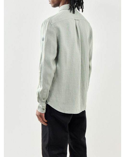 Belstaff Green Scale Shirt for men