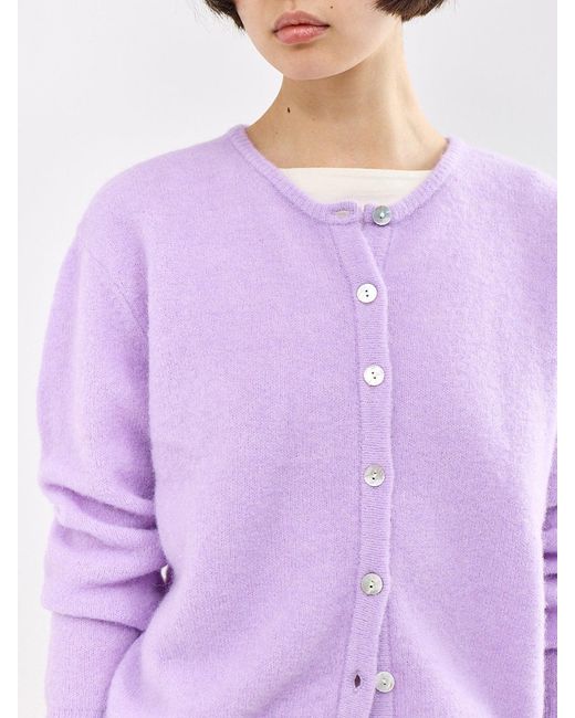 American Vintage Purple Vitow Cardigan