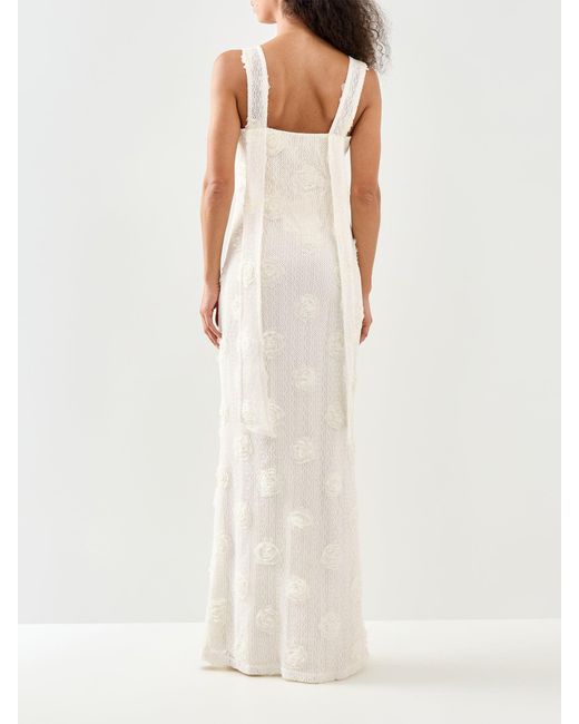 Pretty Lavish White Nancie Floral Maxi Dress