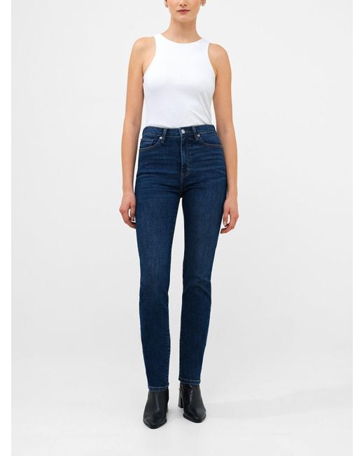 French Connection Blue Women's Stretch Cigarette Denim Jeans