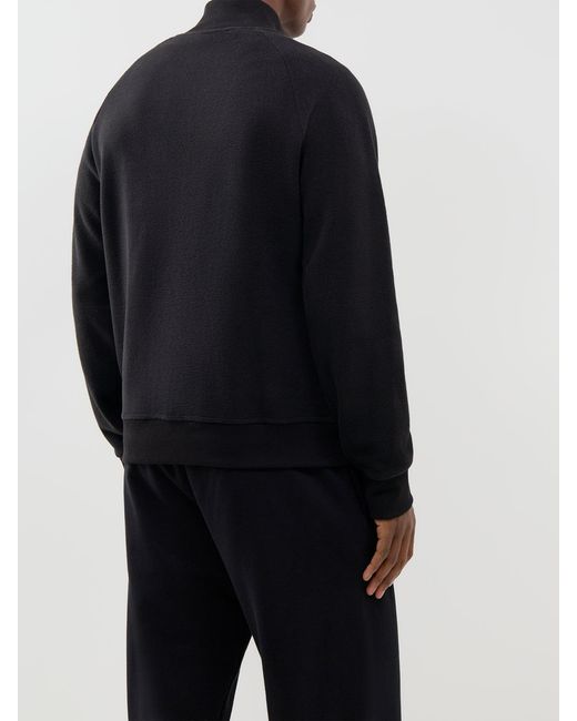 Polo Ralph Lauren Black Blend Full-Zip Lounge Sweatshirt for men