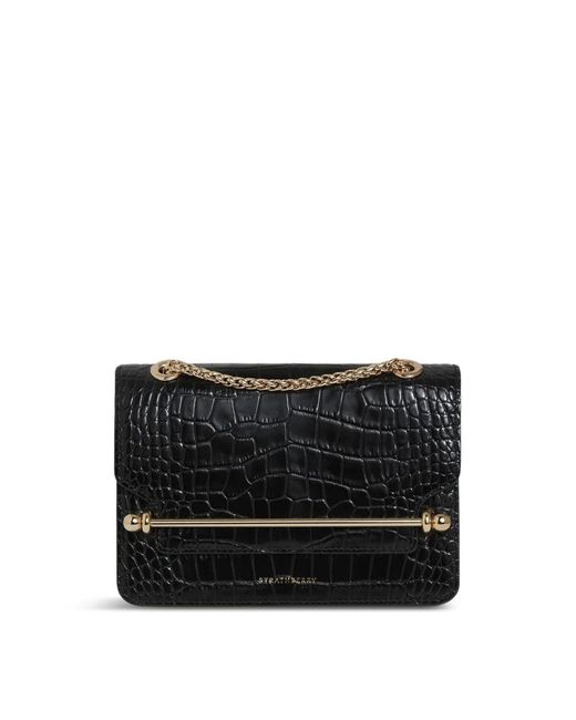 Strathberry Black Women's East/west Mini Leather