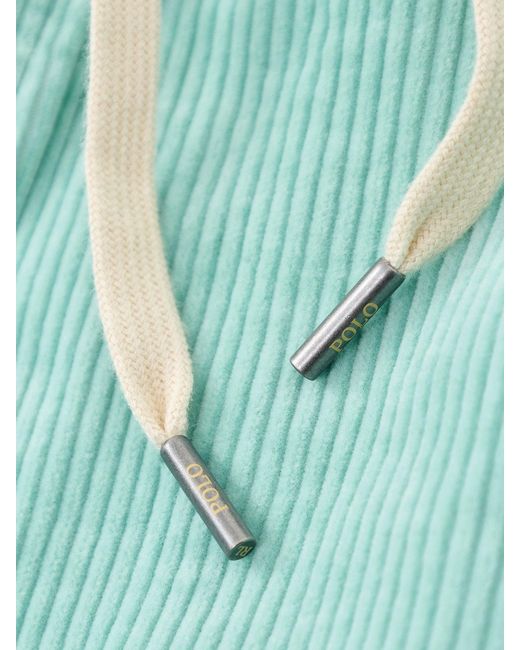 Polo Ralph Lauren Blue Corduroy Shorts for men