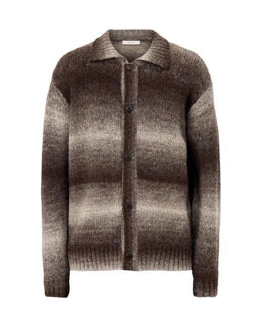 SELECTED Blue Relaxed Polo Cardigan for men