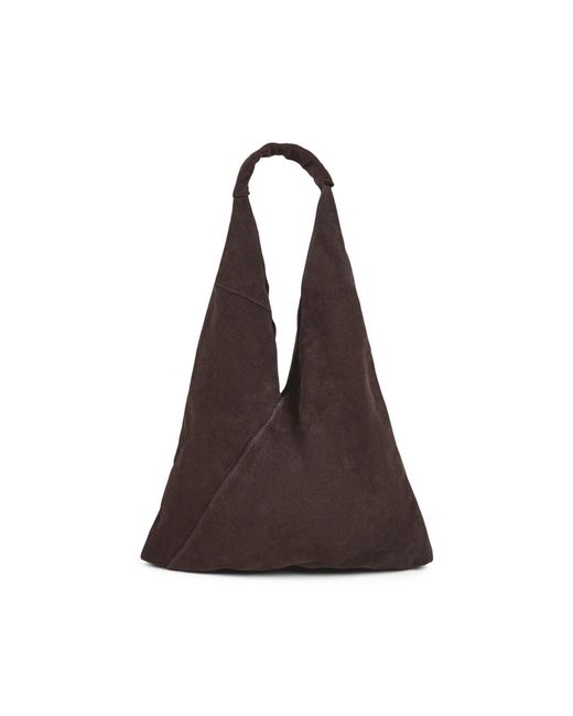 Marlon Brown Giselle Suede Shoulder Bag