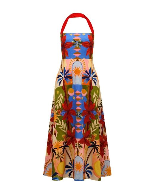 Forever New White Romee Halter Neck Midi Dress