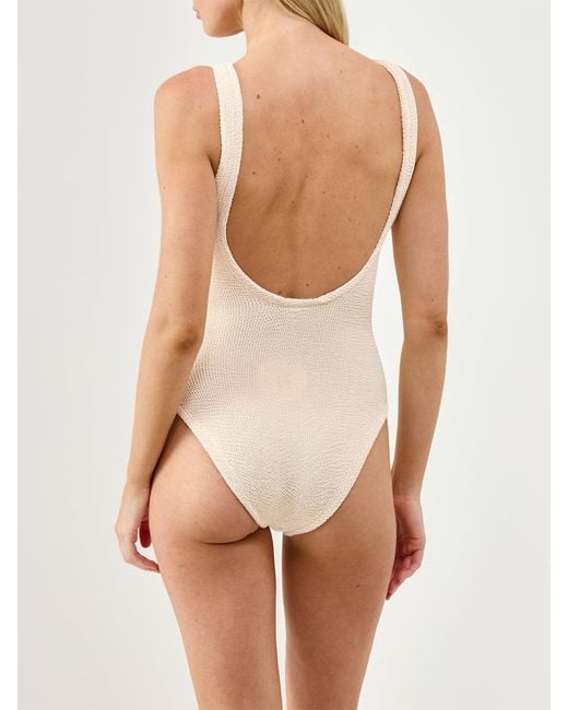Hunza G White Domino Swimsuit