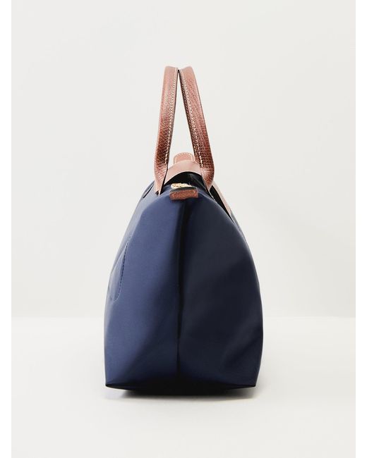 Longchamp Blue Le Pliage Original Small Handbag Recycled Canvas
