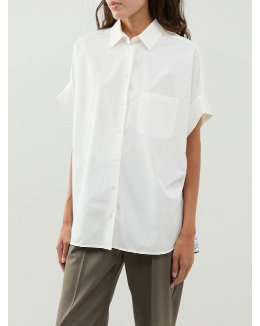 Weekend by Maxmara White Tuono Short Sleeve Shirt