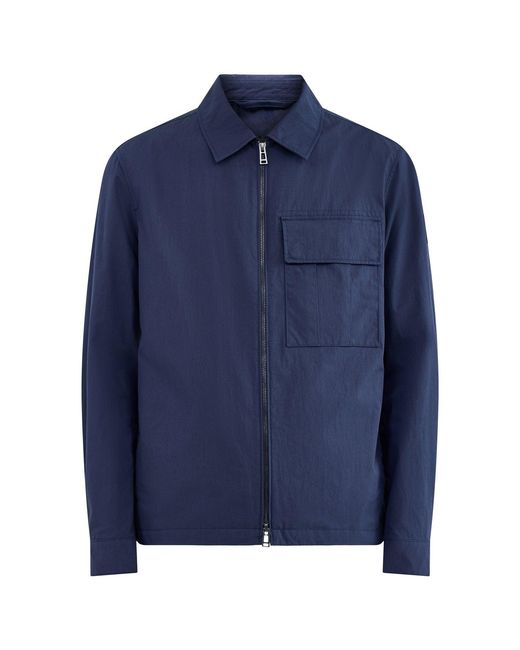 Belstaff Blue Cargo Overshirt for men