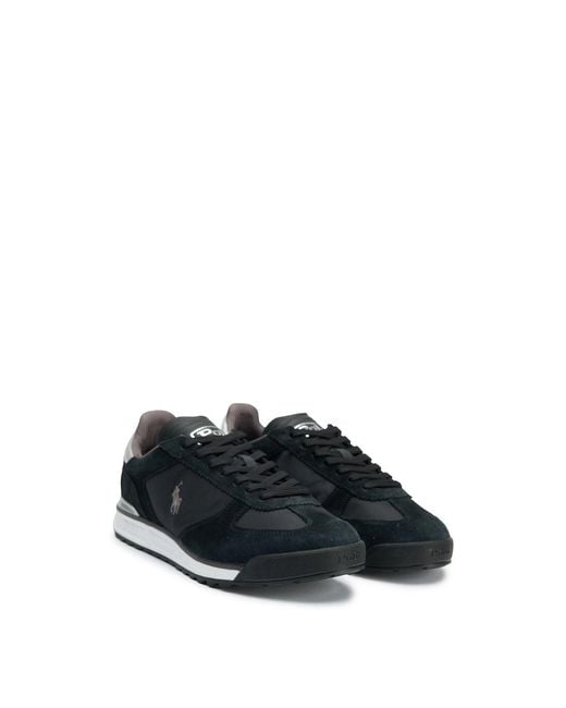 Polo Ralph Lauren Black Varick Trainers for men