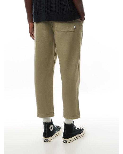 Wax London Green Kurt Trouser Organic Cttn Twill for men