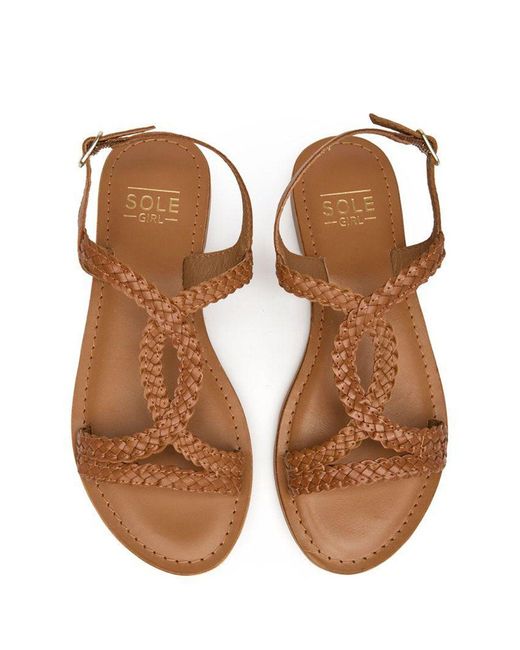Sole White Heath Sandals