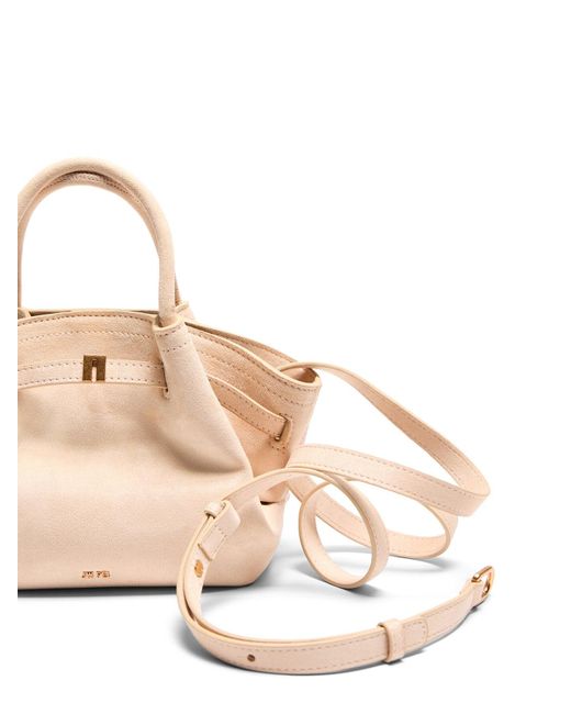 JW PEI Natural Hana Mini Faux Suede Tote Bag