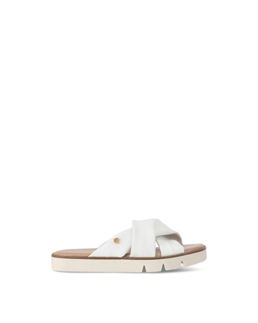 Carvela Kurt Geiger White Vita Cross Strap