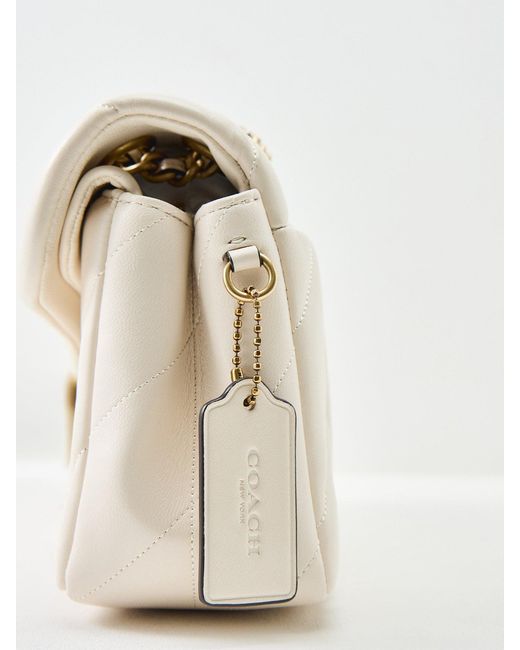 COACH White Women's Quilted Tabby Shoulder 26