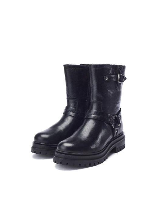 Moda In Pelle Blue Women's Olencia Leather Boots