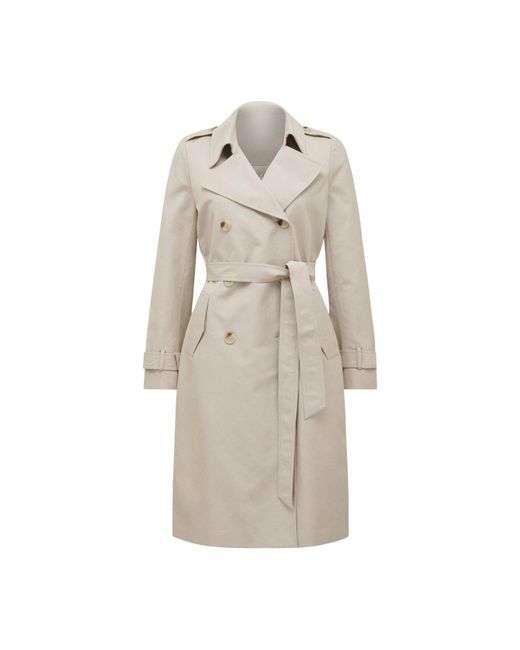 Forever New White Women's maggie Fashion Trench Coat