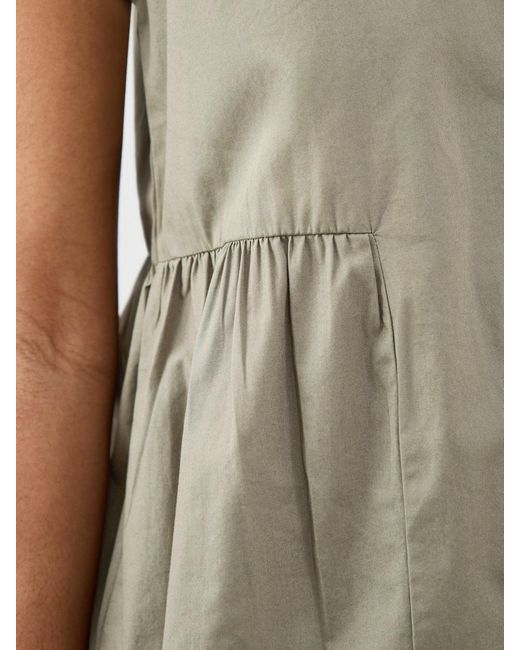 SELECTED Green Blair Sleeveless Peplum Top