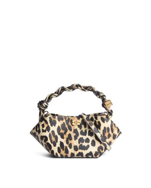 Ganni Multicolor Women's Leopard Print Mini Bou Bag