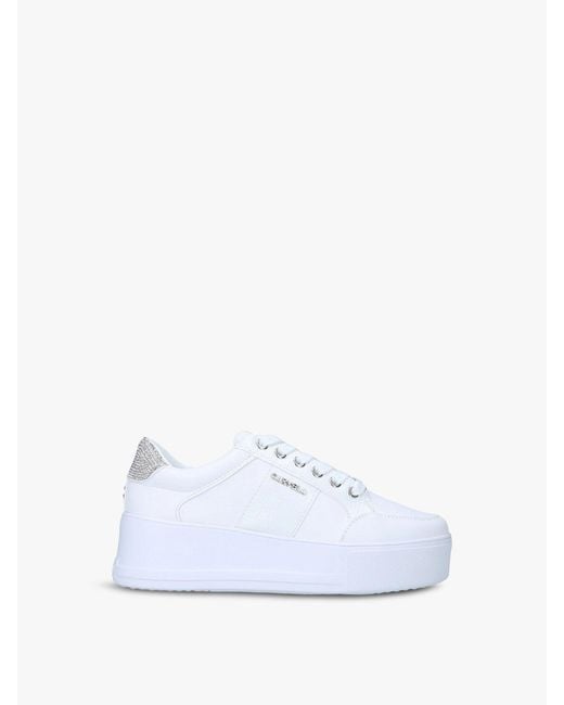 Carvela Kurt Geiger White Women's Jive Lace Up
