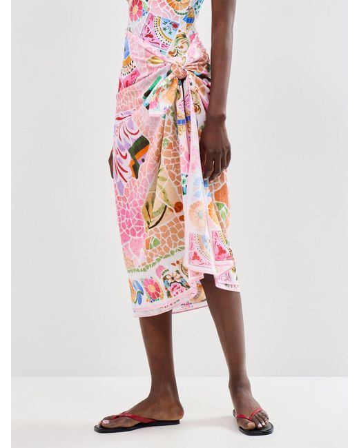 Seafolly White Beach Boheme Sarong