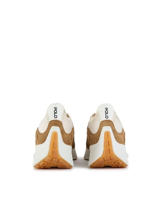 Polo Ralph Lauren Natural Boerum Lace Trainers for men