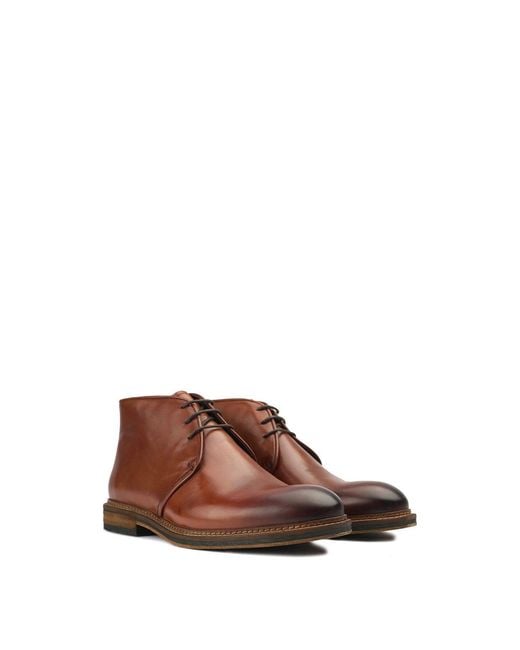 Sole Brown Elvyn Chukka Boots, Leather for men